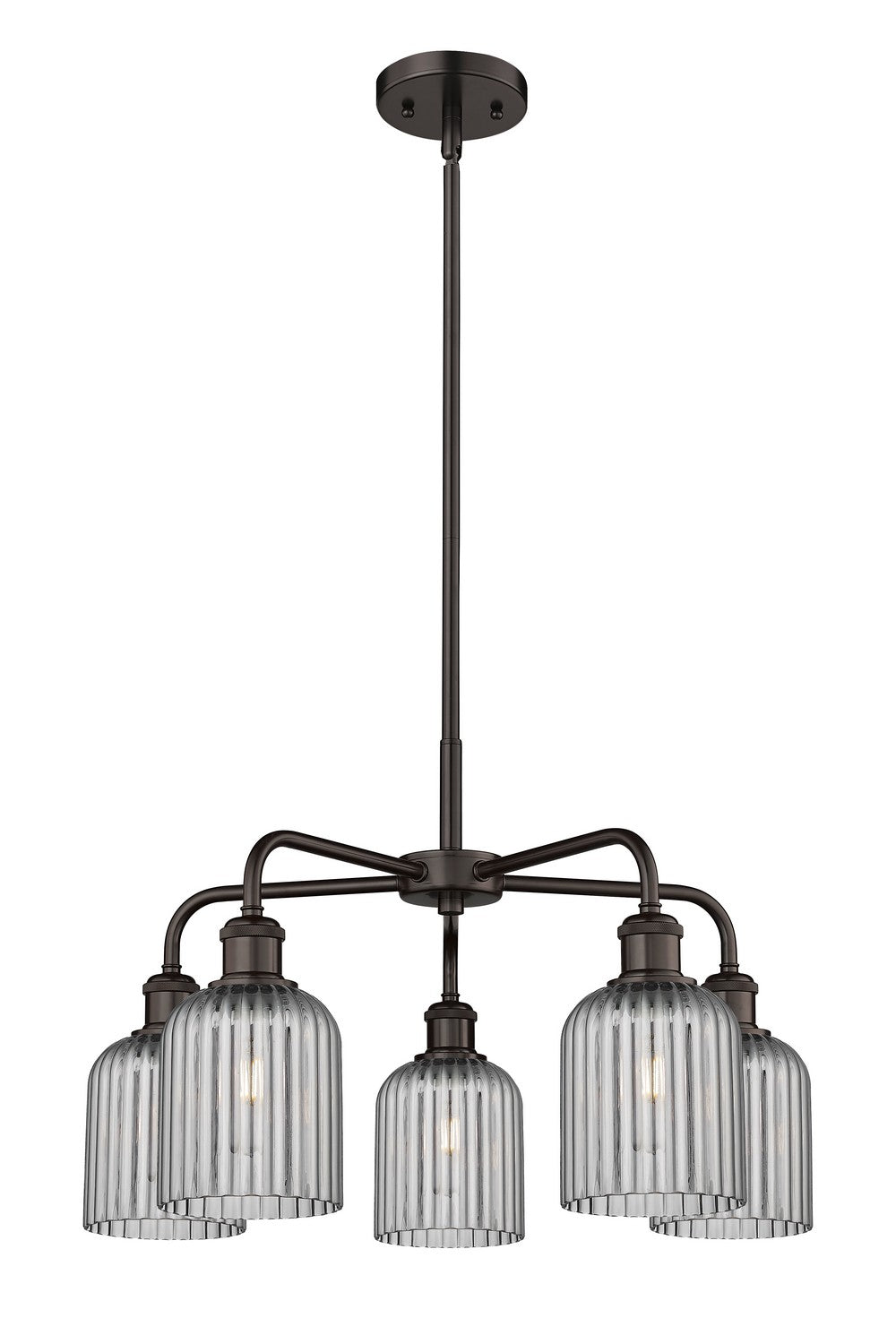 Innovations - 516-5CR-OB-G559-5SM - Five Light Chandelier - Downtown Urban - Oil Rubbed Bronze