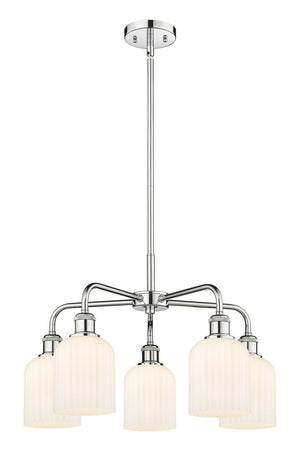 Innovations - 516-5CR-PC-G559-5GWH - Five Light Chandelier - Downtown Urban - Polished Chrome