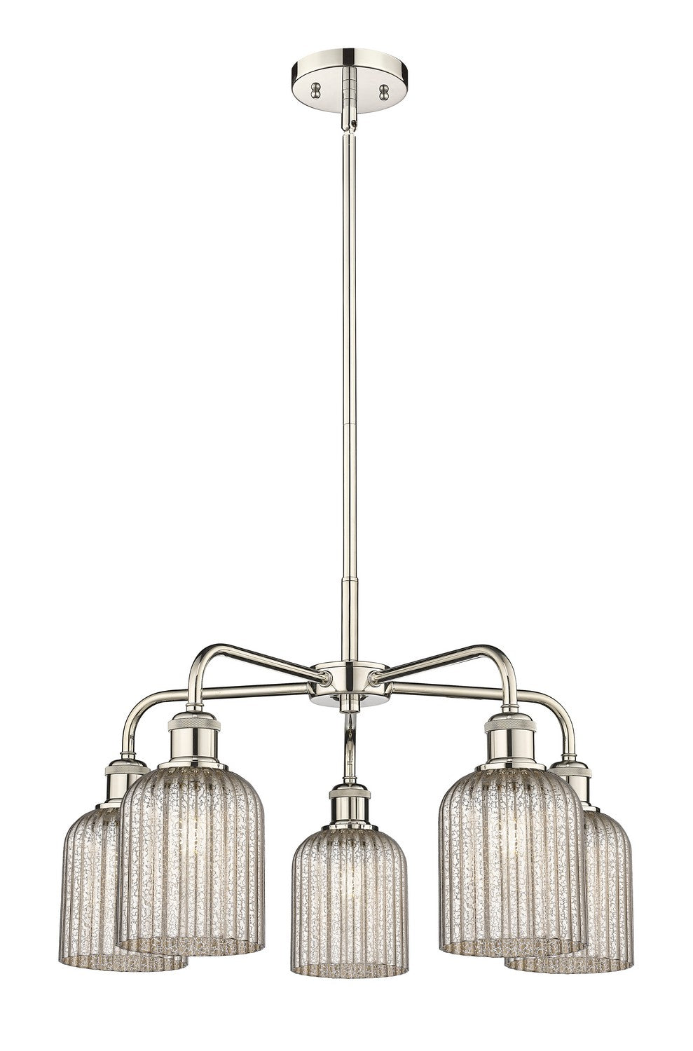 Innovations - 516-5CR-PN-G559-5ME - Five Light Chandelier - Downtown Urban - Polished Nickel