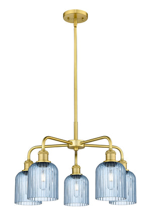 Innovations - 516-5CR-SG-G559-5BL - Five Light Chandelier - Downtown Urban - Satin Gold