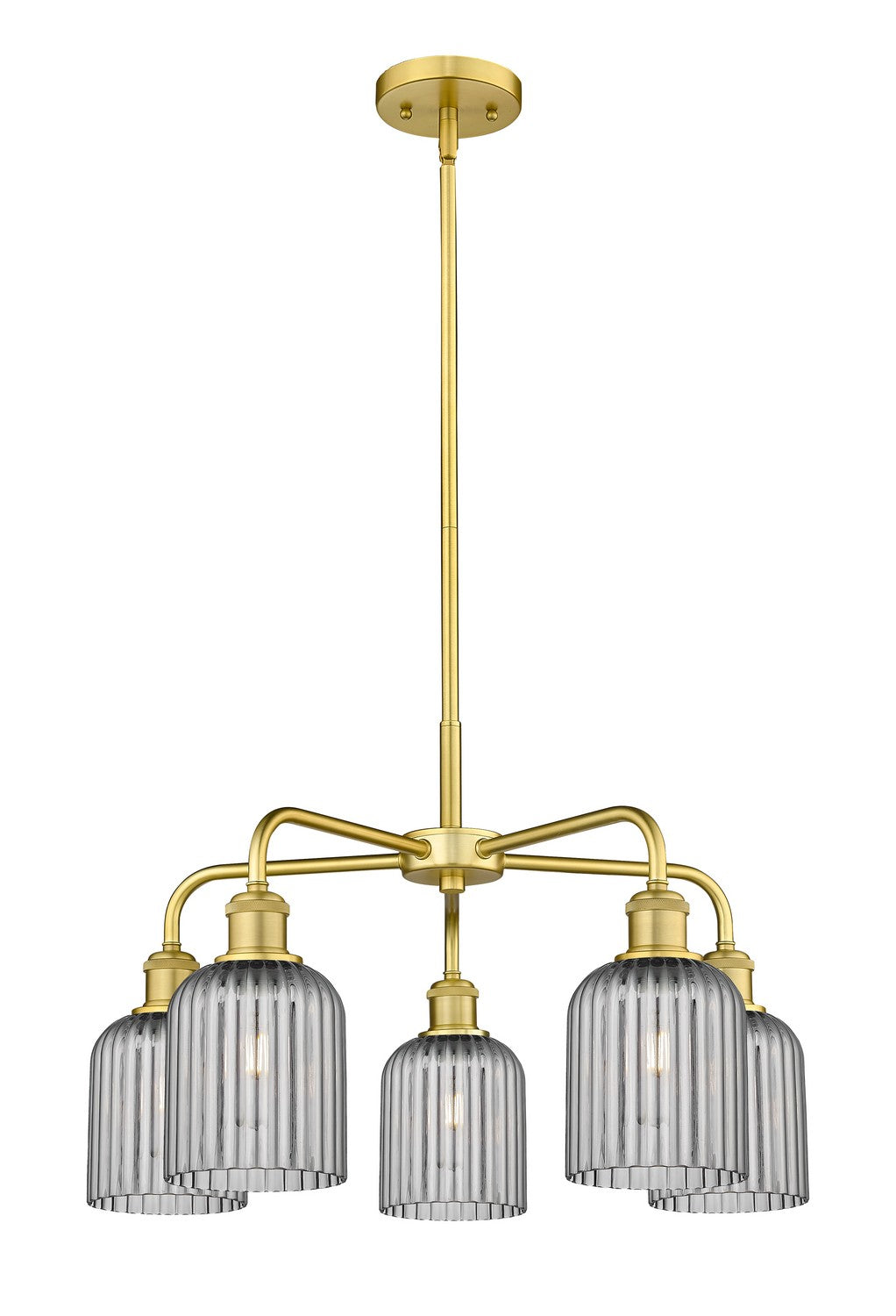 Innovations - 516-5CR-SG-G559-5SM - Five Light Chandelier - Downtown Urban - Satin Gold