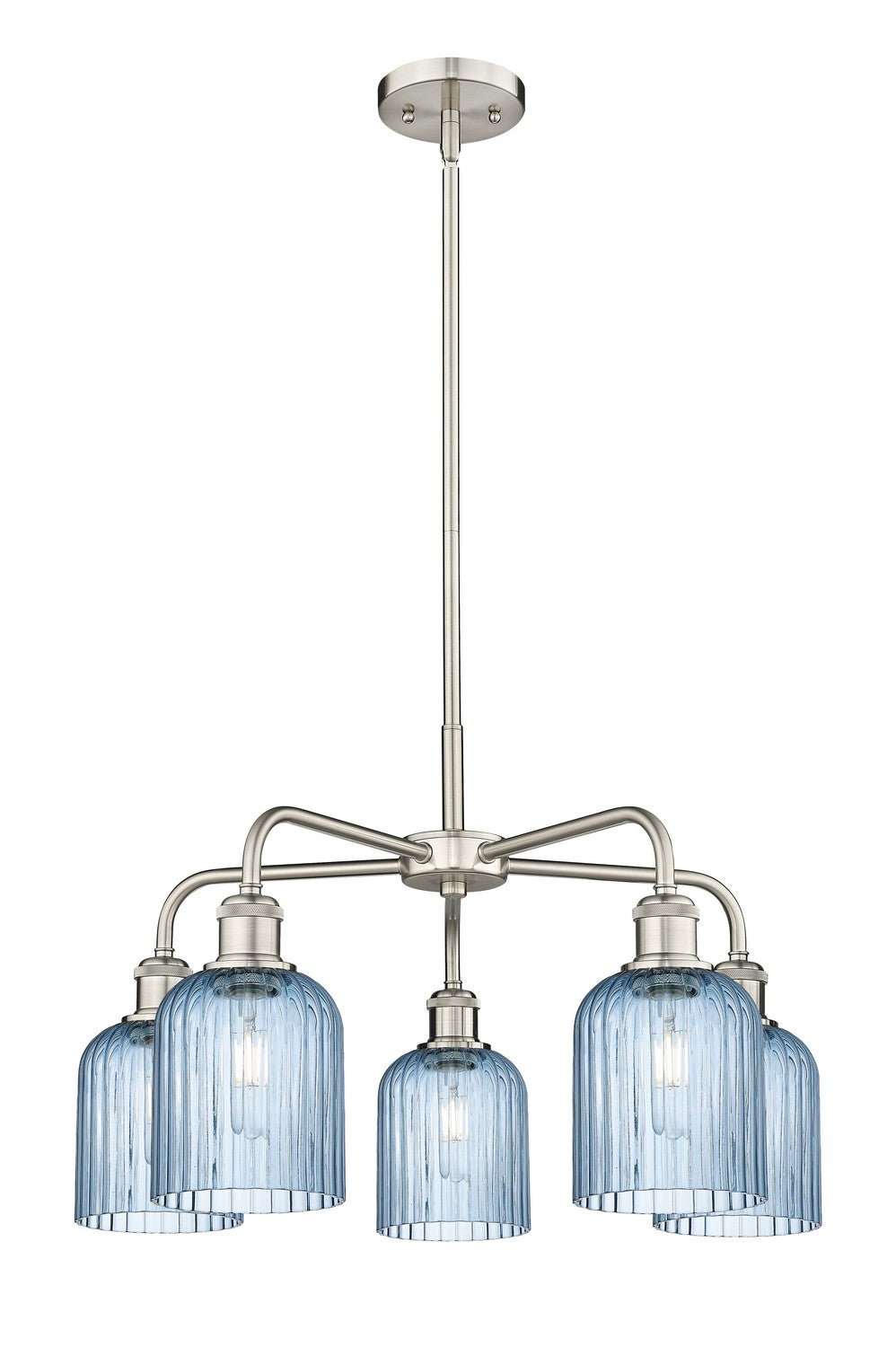 Innovations - 516-5CR-SN-G559-5BL - Five Light Chandelier - Downtown Urban - Satin Nickel