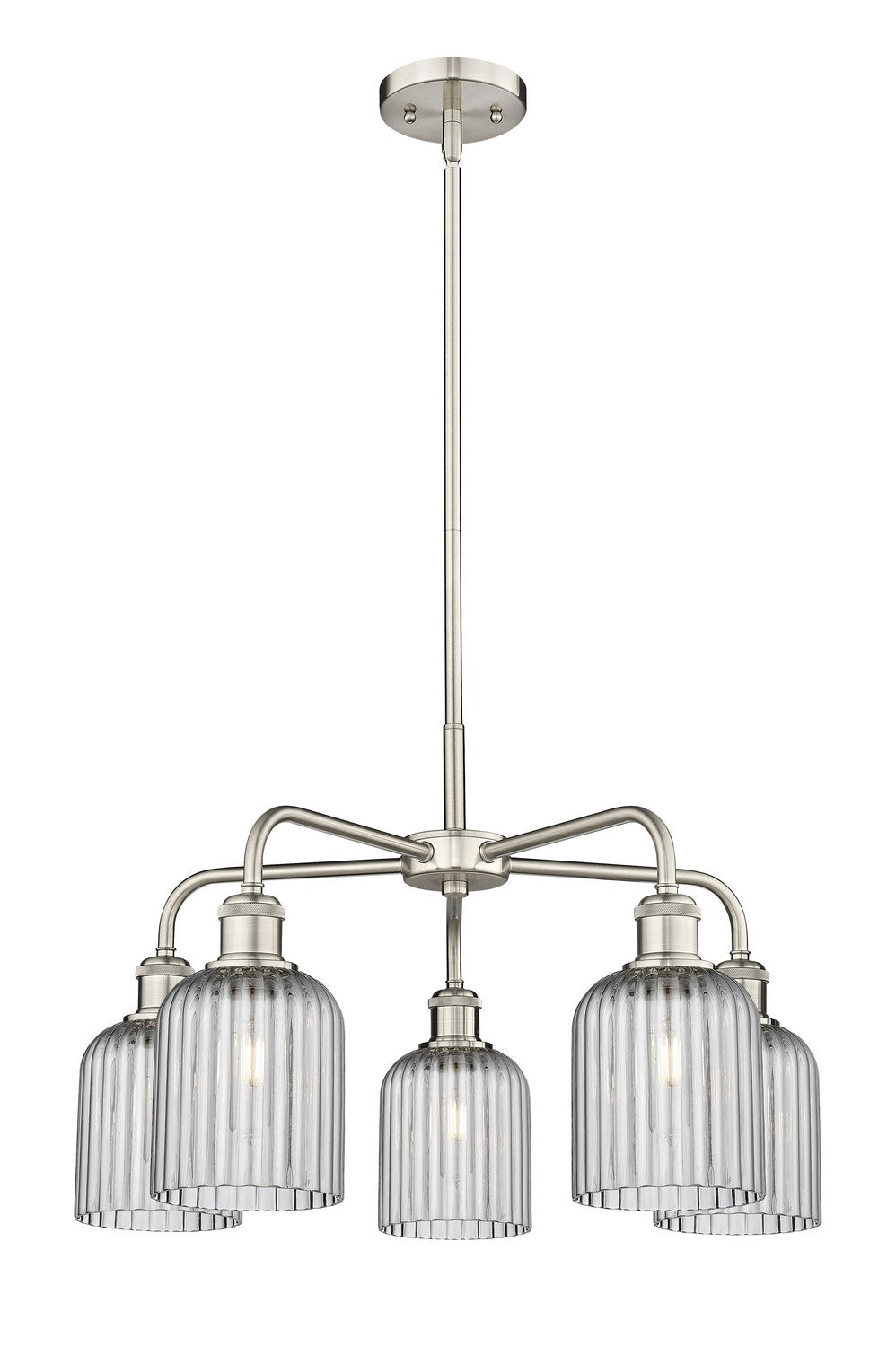 Innovations - 516-5CR-SN-G559-5SM - Five Light Chandelier - Downtown Urban - Satin Nickel