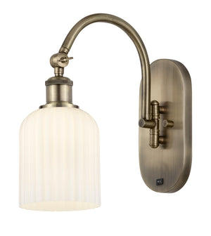 Innovations - 518-1W-AB-G559-5GWH - One Light Wall Sconce - Ballston - Antique Brass