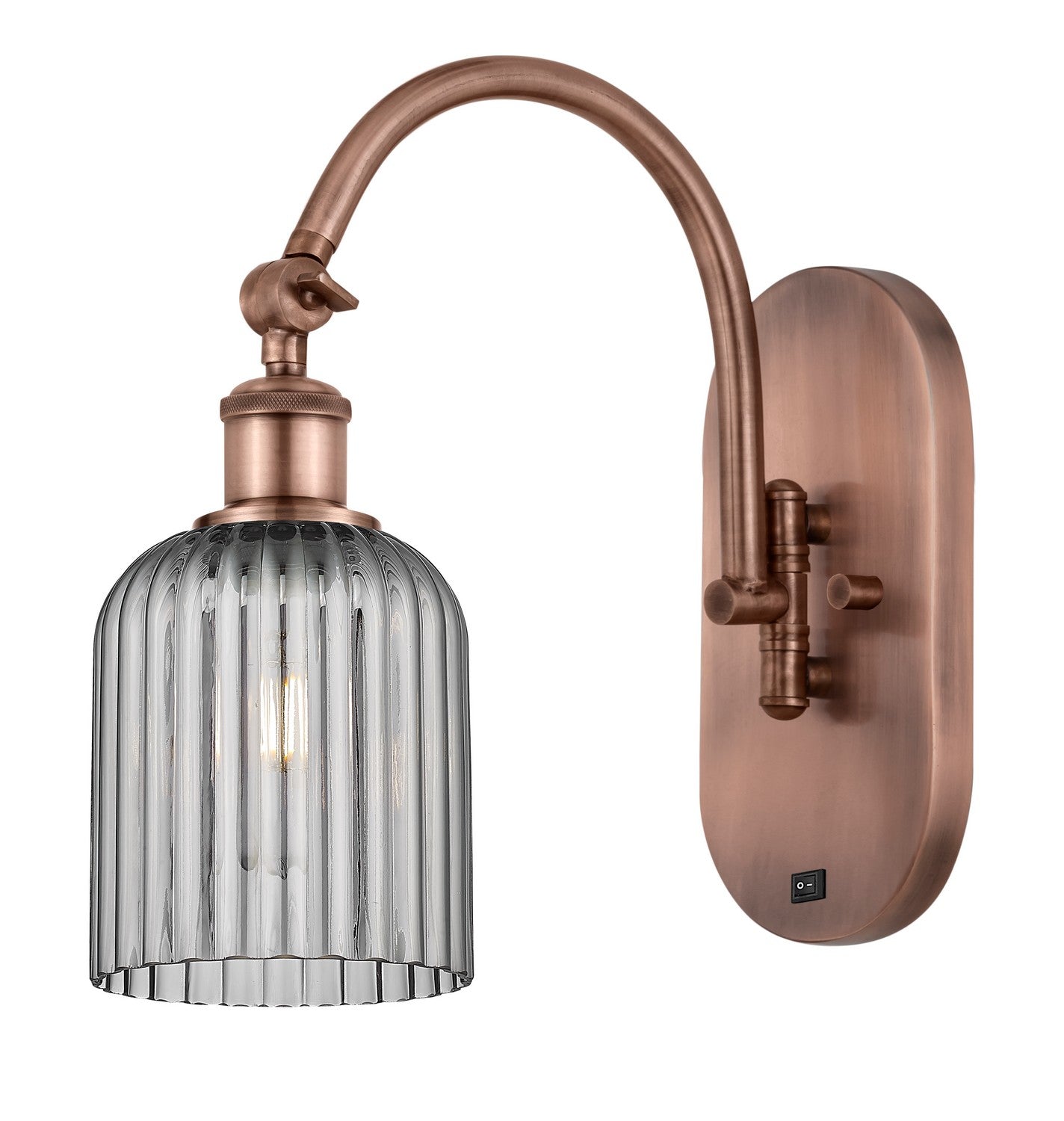 Innovations - 518-1W-AC-G559-5SM - One Light Wall Sconce - Ballston - Antique Copper