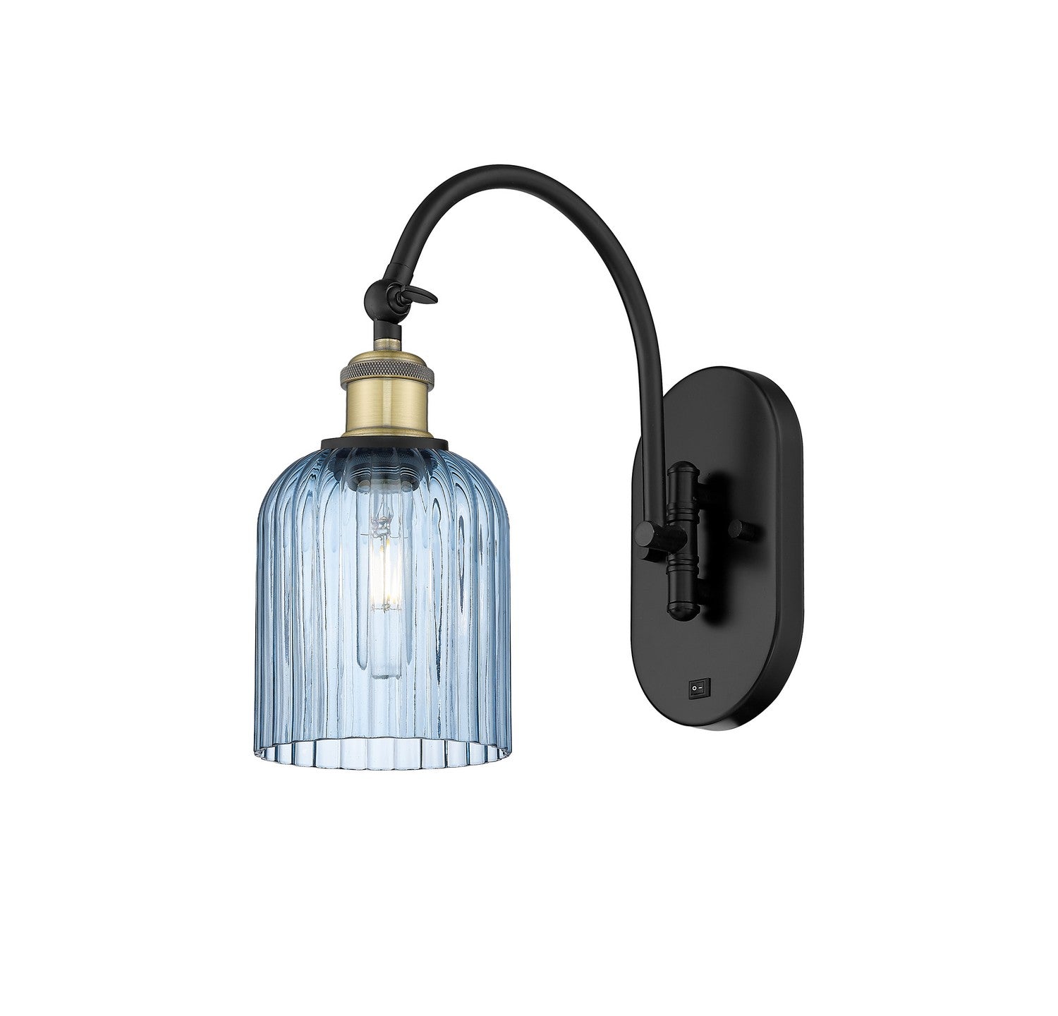 Innovations - 518-1W-BAB-G559-5BL - One Light Wall Sconce - Ballston - Black Antique Brass