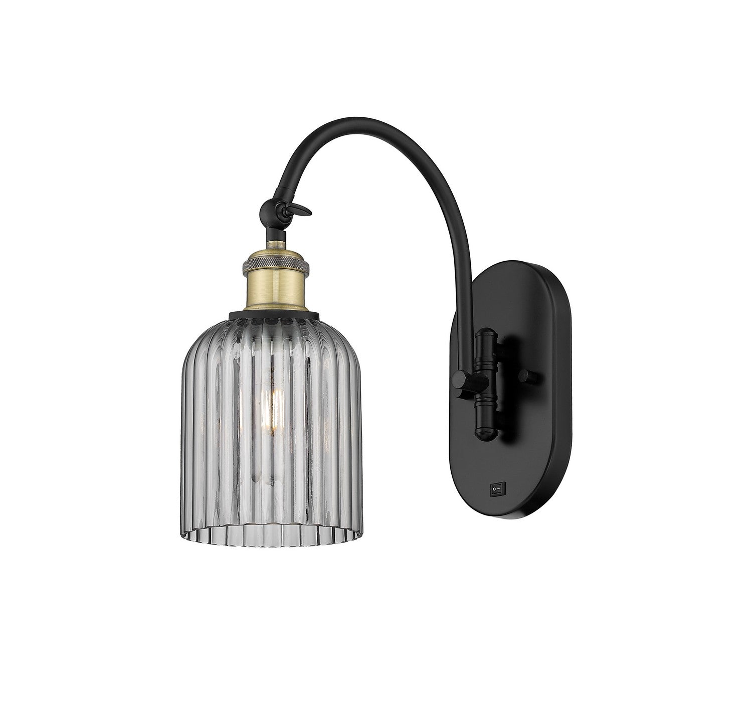 Innovations - 518-1W-BAB-G559-5SM - One Light Wall Sconce - Ballston - Black Antique Brass