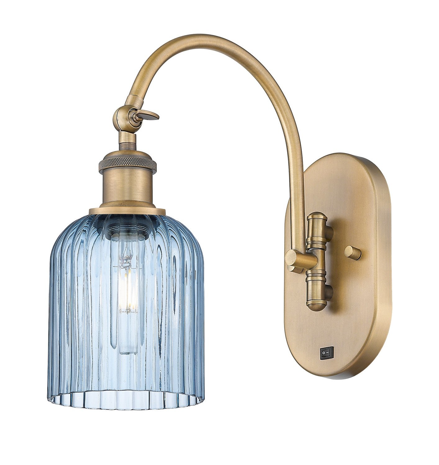 Innovations - 518-1W-BB-G559-5BL - One Light Wall Sconce - Ballston - Brushed Brass