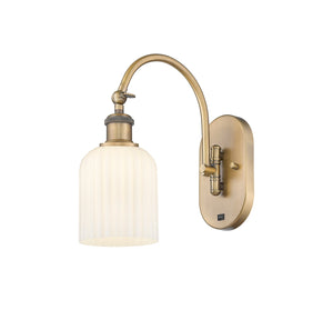 Innovations - 518-1W-BB-G559-5GWH - One Light Wall Sconce - Ballston - Brushed Brass