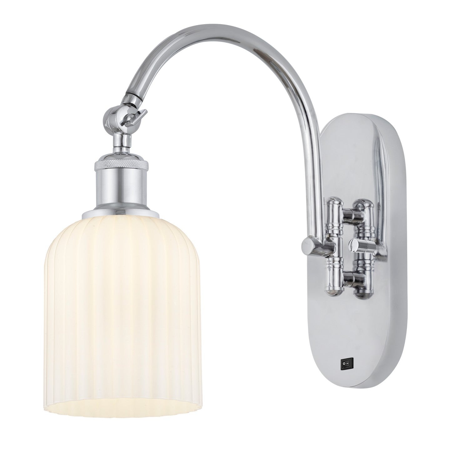 Innovations - 518-1W-PC-G559-5GWH - One Light Wall Sconce - Ballston - Polished Chrome