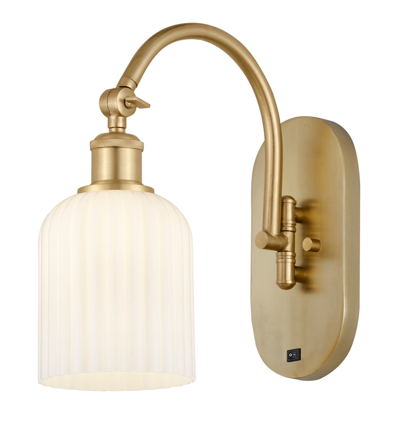 Innovations - 518-1W-SG-G559-5GWH - One Light Wall Sconce - Ballston - Satin Gold