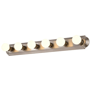 Nuvo Lighting - 60-302 - Six Light Vanity - Brushed Nickel