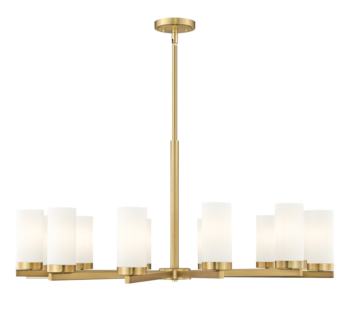 Z-Lite - 3044-12MGLD - 12 Light Chandelier - Danica - Modern Gold