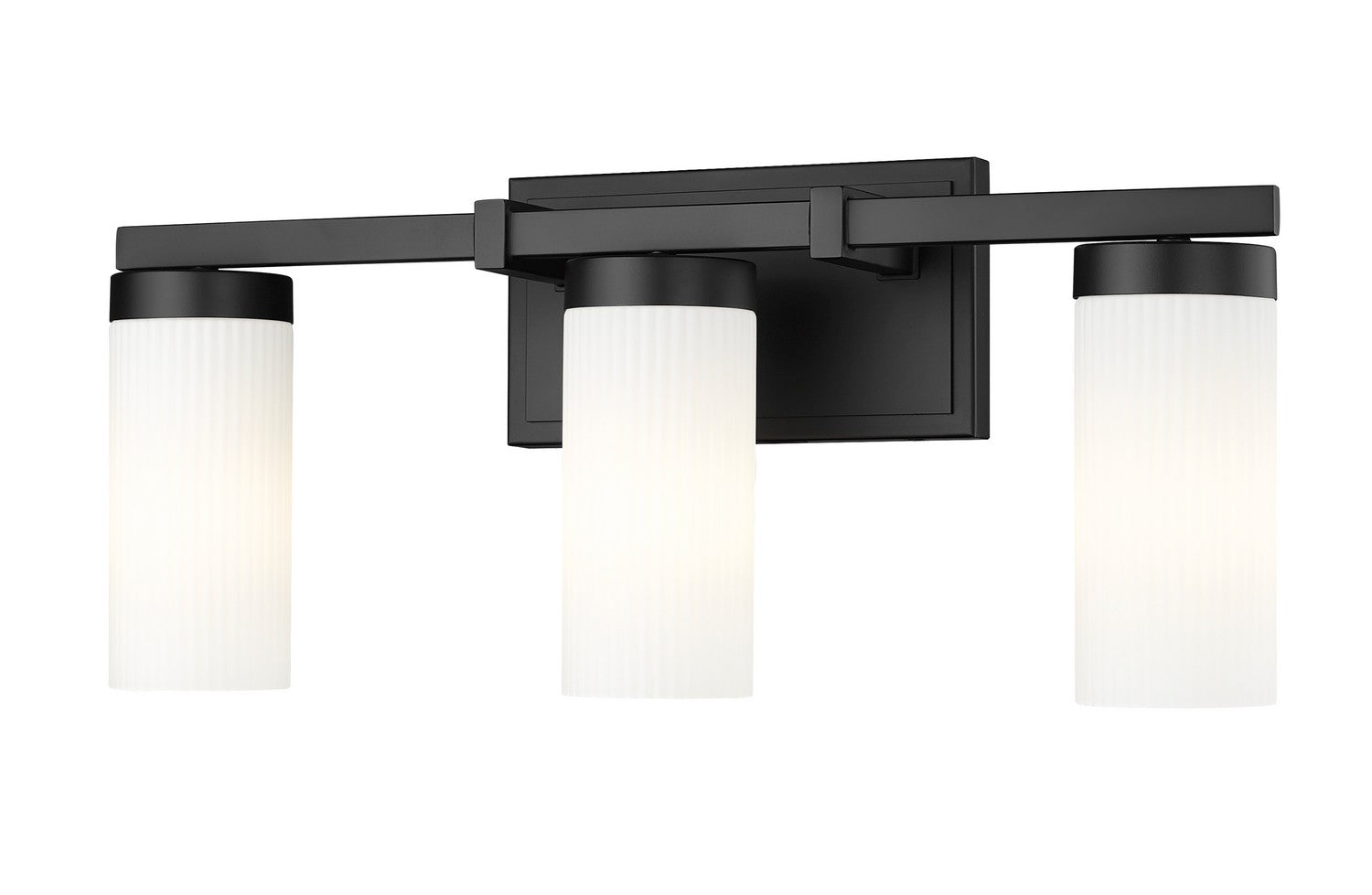 Z-Lite - 3044-3V-MB - Three Light Vanity - Danica - Matte Black