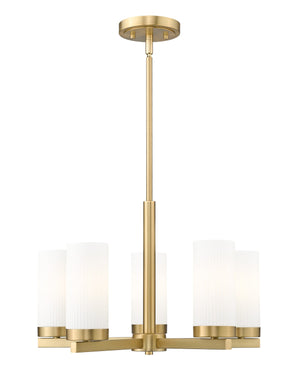 Z-Lite - 3044-5MGLD - Five Light Chandelier - Danica - Modern Gold