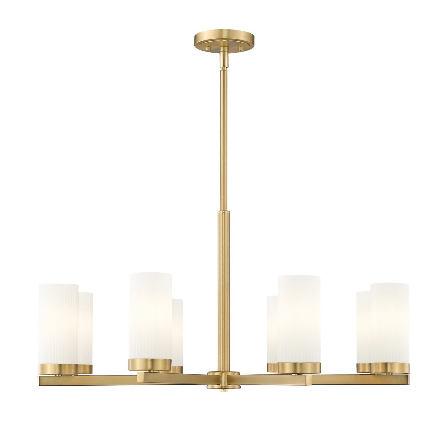 Z-Lite - 3044-8MGLD - Eight Light Chandelier - Danica - Modern Gold