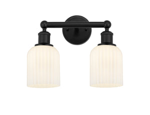 Innovations - 616-2W-BK-G559-5GWH - Two Light Bath Vanity - Edison - Matte Black