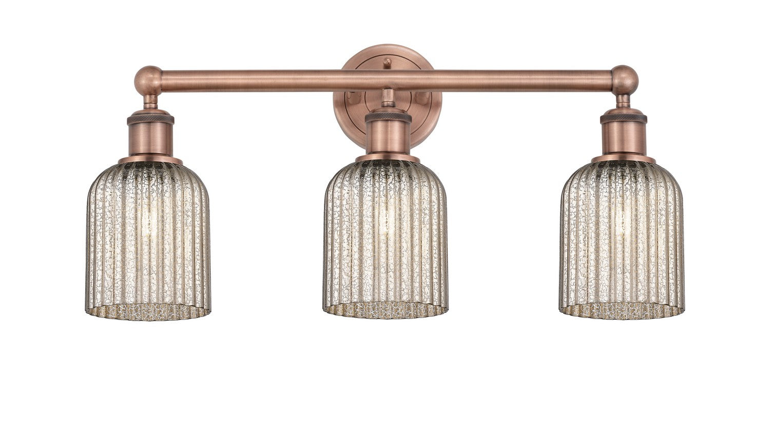 Innovations - 616-3W-AC-G559-5ME - Three Light Bath Vanity - Edison - Antique Copper