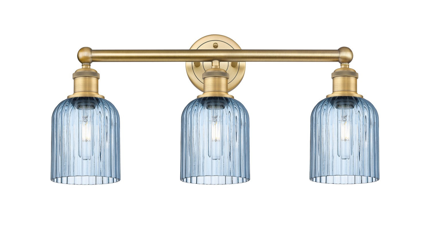 Innovations - 616-3W-BB-G559-5BL - Three Light Bath Vanity - Edison - Brushed Brass