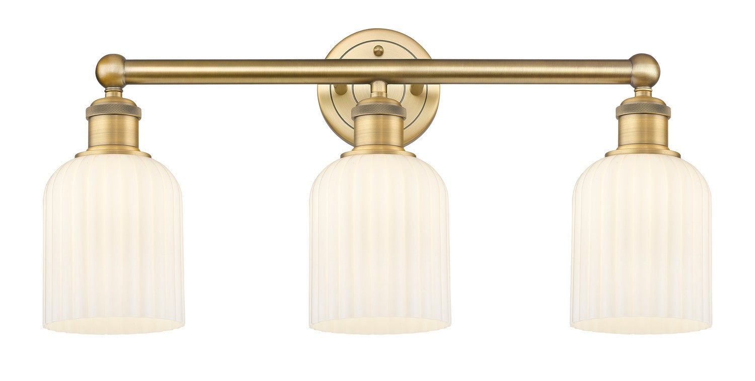 Innovations - 616-3W-BB-G559-5GWH - Three Light Bath Vanity - Edison - Brushed Brass