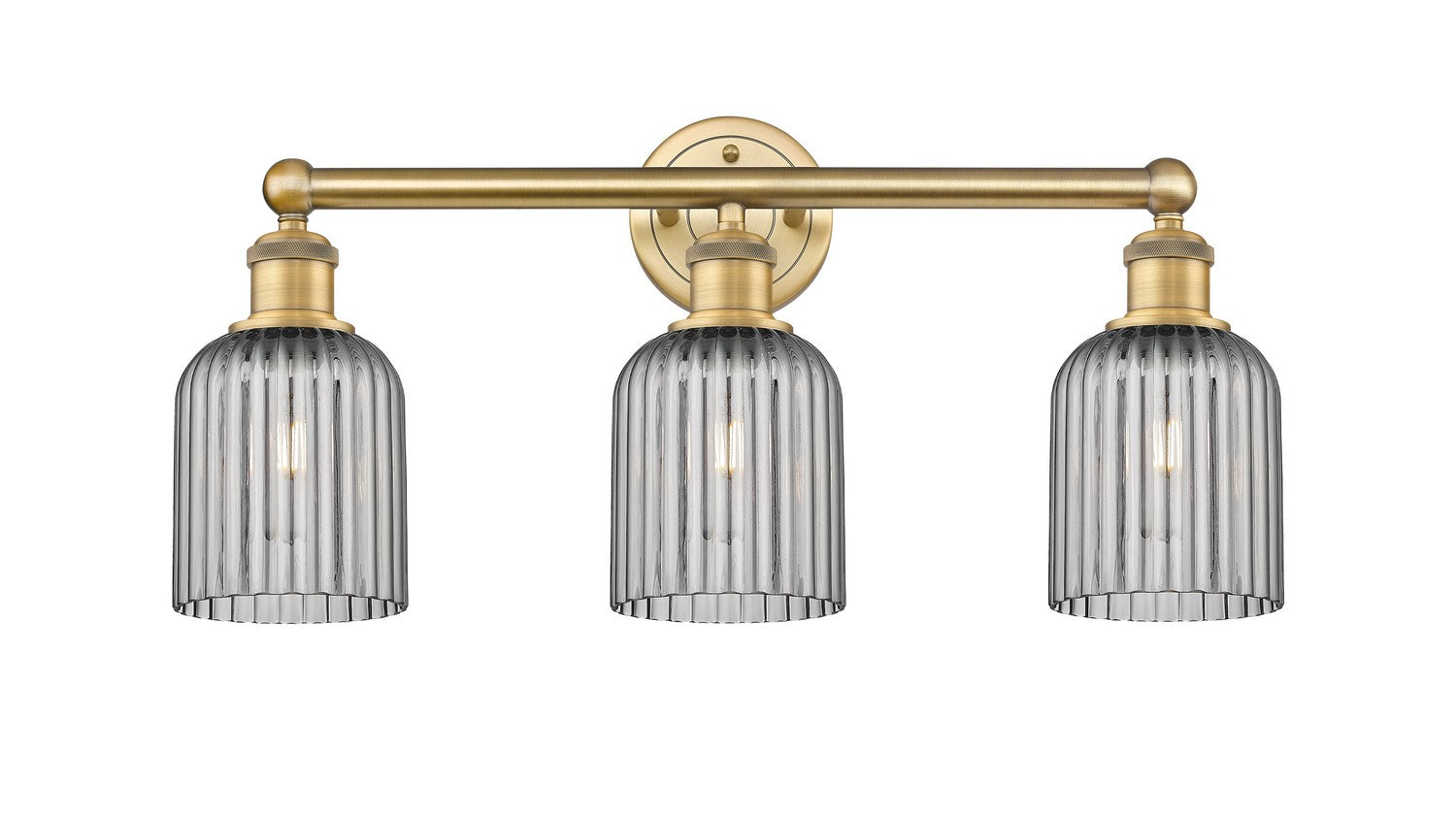 Innovations - 616-3W-BB-G559-5SM - Three Light Bath Vanity - Edison - Brushed Brass