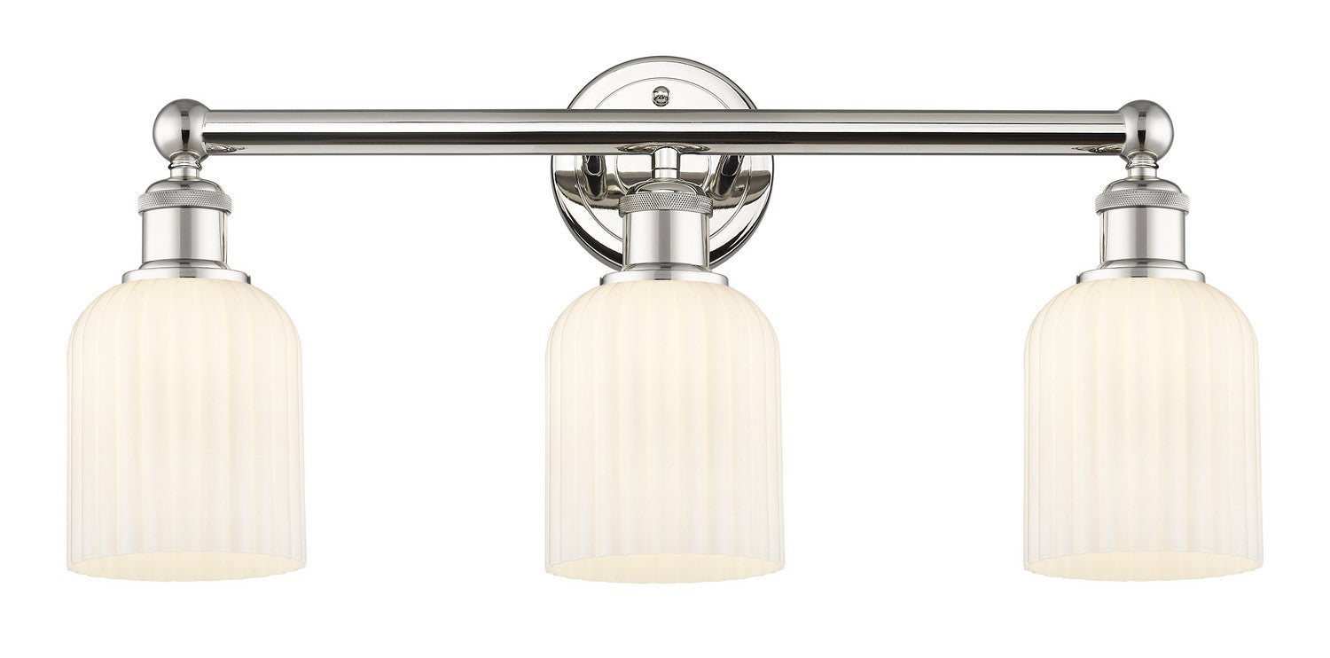 Innovations - 616-3W-PN-G559-5GWH - Three Light Bath Vanity - Edison - Polished Nickel