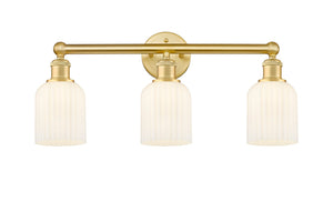 Innovations - 616-3W-SG-G559-5GWH - Three Light Bath Vanity - Edison - Satin Gold