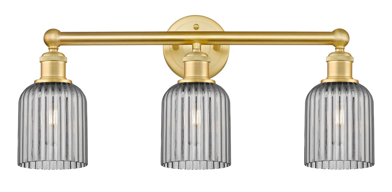 Innovations - 616-3W-SG-G559-5SM - Three Light Bath Vanity - Edison - Satin Gold