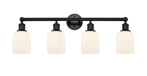 Innovations - 616-4W-BK-G559-5GWH - Four Light Bath Vanity - Edison - Matte Black