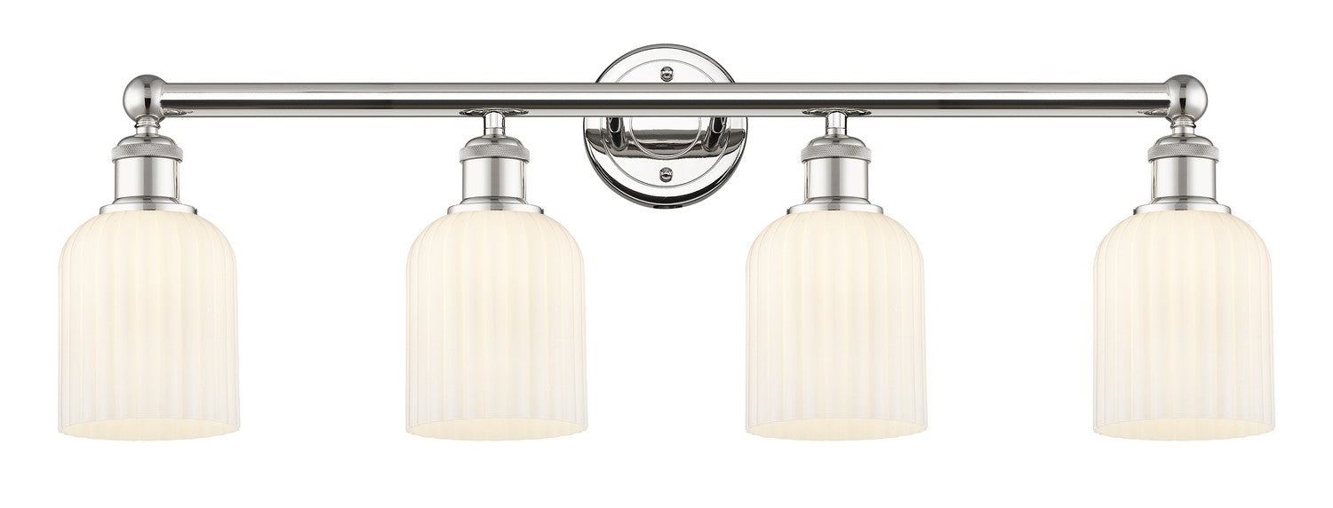 Innovations - 616-4W-PN-G559-5GWH - Four Light Bath Vanity - Edison - Polished Nickel