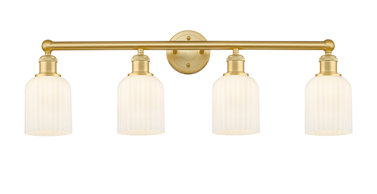 Innovations - 616-4W-SG-G559-5GWH - Four Light Bath Vanity - Edison - Satin Gold