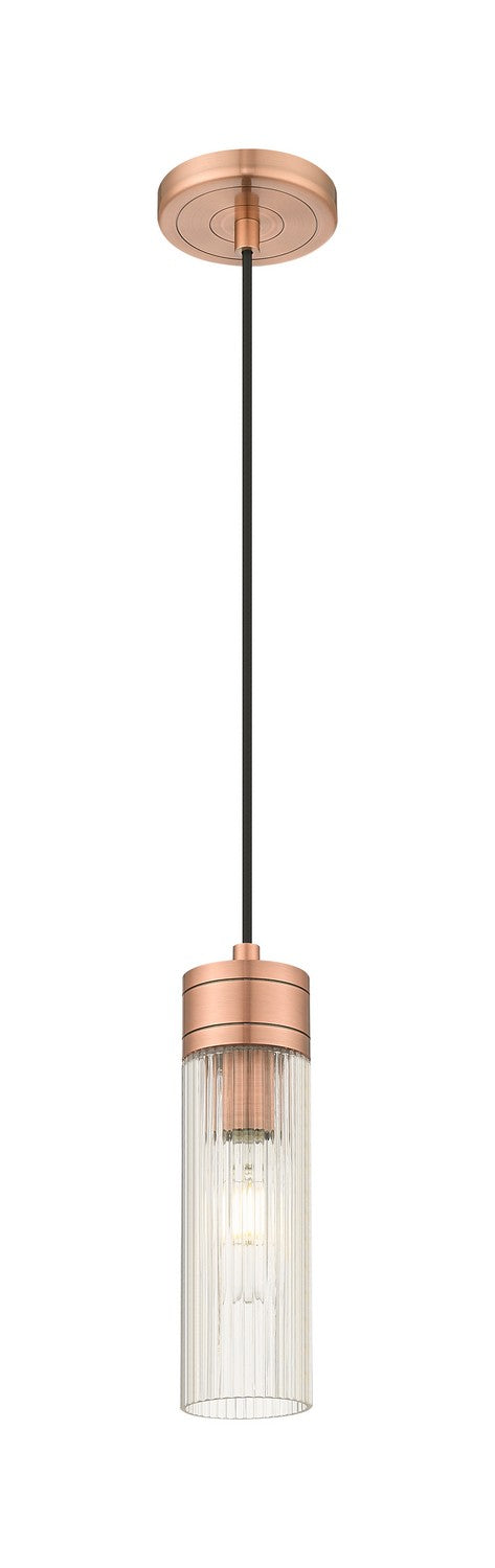 Innovations - 617-1P-AC-G617-8SCL - One Light Mini Pendant - Downtown Urban - Antique Copper