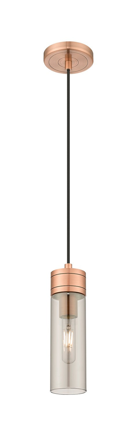 Innovations - 617-1P-AC-G617-8SM - One Light Mini Pendant - Downtown Urban - Antique Copper