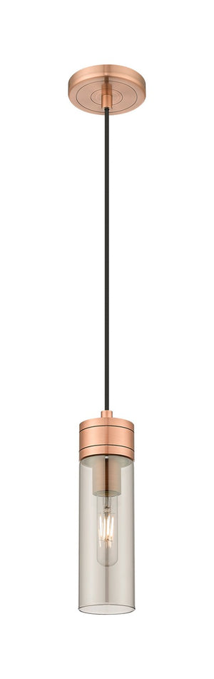 Innovations - 617-1P-AC-G617-8SM - One Light Mini Pendant - Downtown Urban - Antique Copper