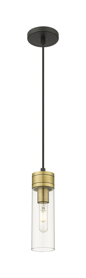 Innovations - 617-1P-BAB-G617-8CL - One Light Mini Pendant - Downtown Urban - Black Antique Brass