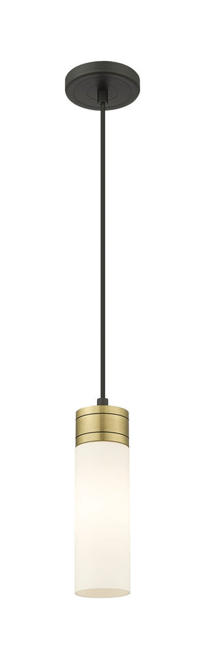 Innovations - 617-1P-BAB-G617-8WH - One Light Mini Pendant - Downtown Urban - Black Antique Brass