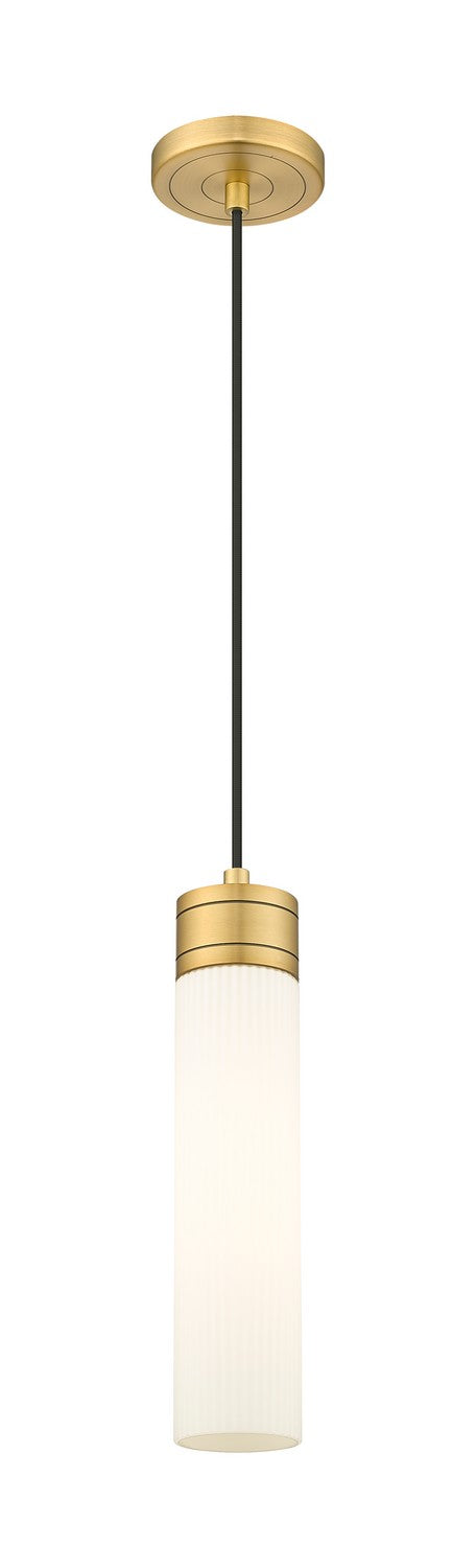 Innovations - 617-1P-BB-G617-11SWH - One Light Mini Pendant - Downtown Urban - Brushed Brass