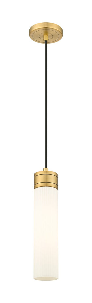 Innovations - 617-1P-BB-G617-11SWH - One Light Mini Pendant - Downtown Urban - Brushed Brass