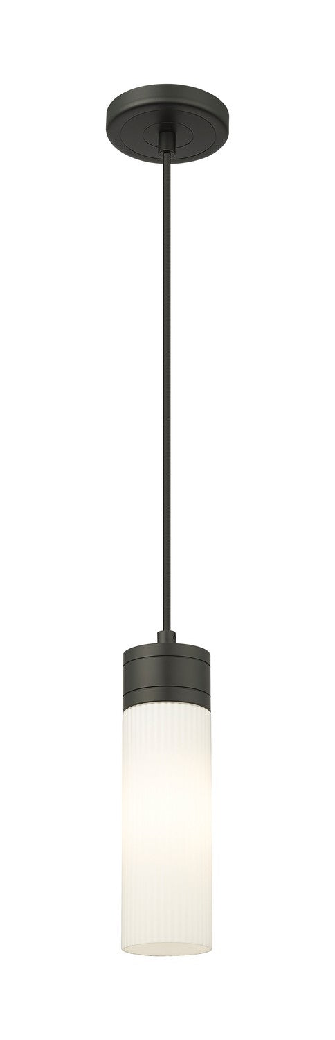 Innovations - 617-1P-BK-G617-8SWH - One Light Mini Pendant - Downtown Urban - Matte Black