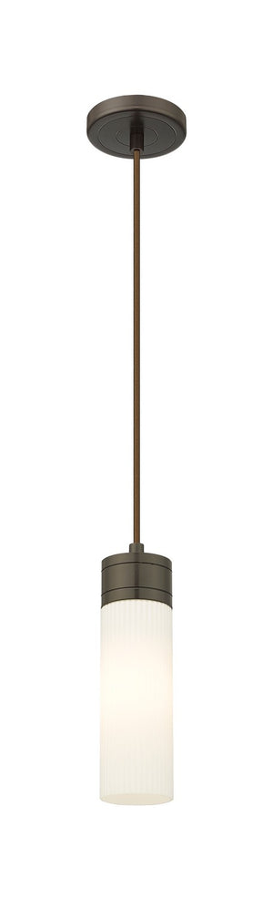 Innovations - 617-1P-OB-G617-8SWH - One Light Mini Pendant - Downtown Urban - Oil Rubbed Bronze