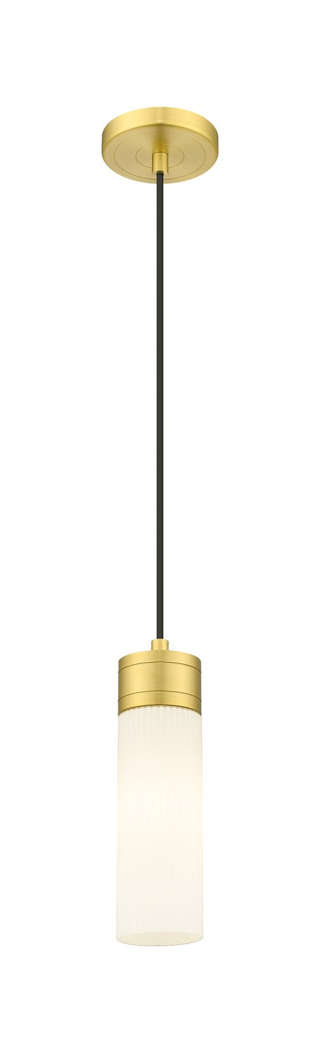 Innovations - 617-1P-SG-G617-8SWH - One Light Mini Pendant - Downtown Urban - Satin Gold