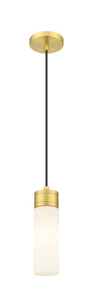 Innovations - 617-1P-SG-G617-8SWH - One Light Mini Pendant - Downtown Urban - Satin Gold