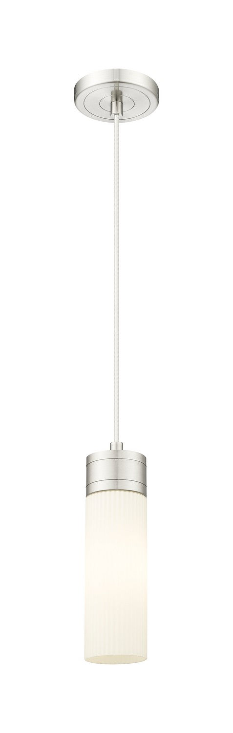 Innovations - 617-1P-SN-G617-8SWH - One Light Mini Pendant - Downtown Urban - Satin Nickel