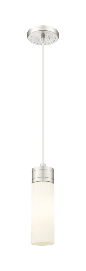 Innovations - 617-1P-SN-G617-8SWH - One Light Mini Pendant - Downtown Urban - Satin Nickel