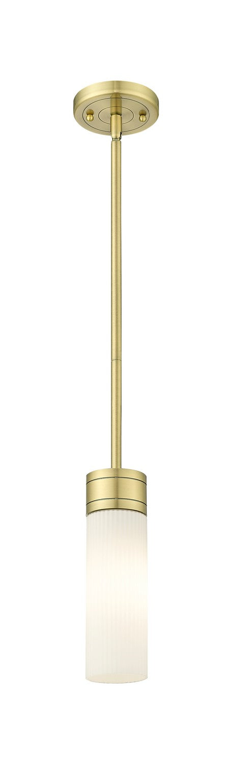 Innovations - 617-1S-AB-G617-8SWH - One Light Mini Pendant - Downtown Urban - Antique Brass