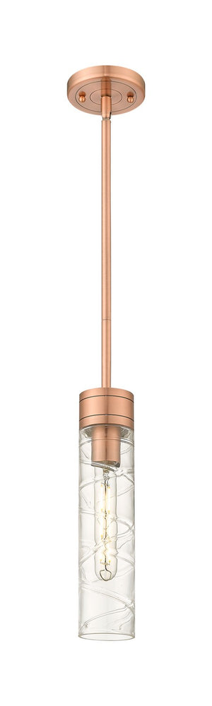 Innovations - 617-1S-AC-G617-11DE - One Light Mini Pendant - Downtown Urban - Antique Copper