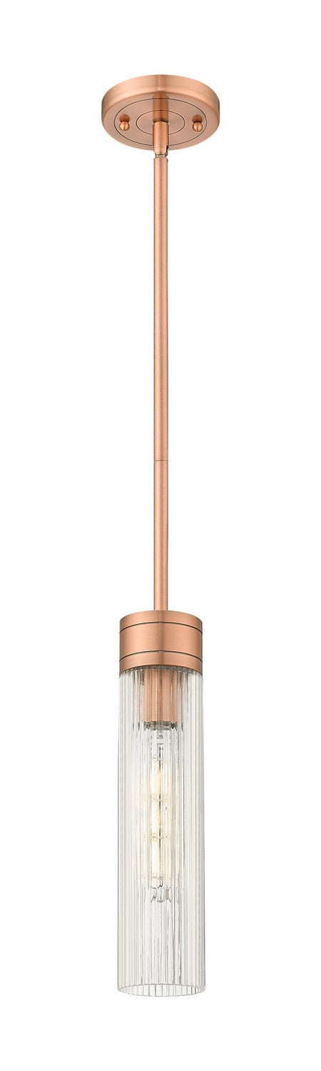 Innovations - 617-1S-AC-G617-11SCL - One Light Mini Pendant - Downtown Urban - Antique Copper