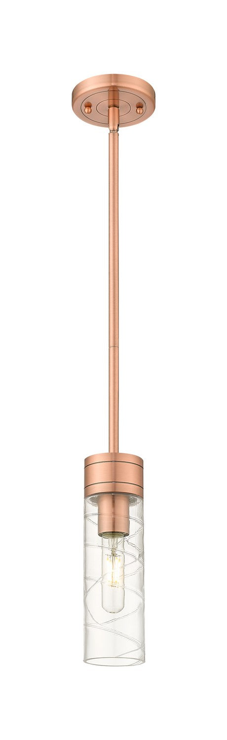 Innovations - 617-1S-AC-G617-8DE - One Light Mini Pendant - Downtown Urban - Antique Copper