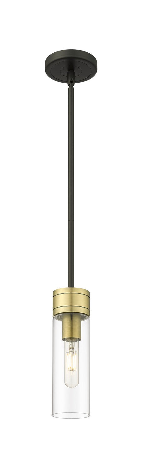 Innovations - 617-1S-BAB-G617-8CL - One Light Mini Pendant - Downtown Urban - Black Antique Brass