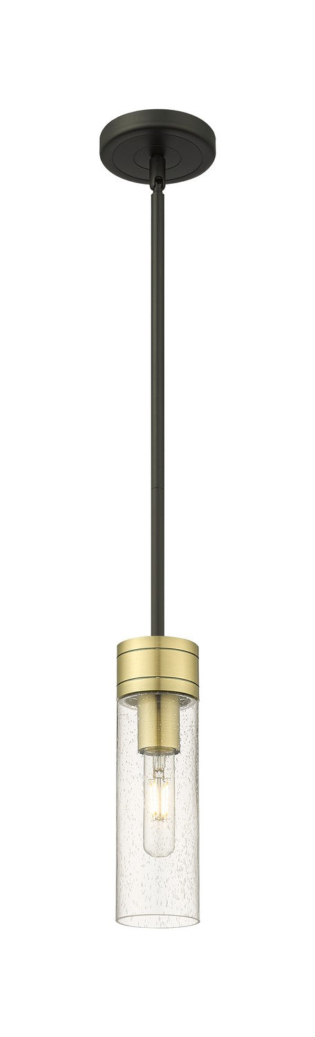 Innovations - 617-1S-BAB-G617-8SDY - One Light Mini Pendant - Downtown Urban - Black Antique Brass